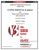 Concerto in D Minor, Mvt. 1 Concert Band sheet music cover